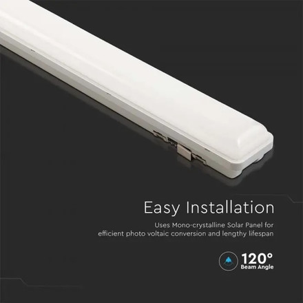 SKU 6500 LED Влагозащитено Тяло Солар 1200mm 18W 3в1 Дистанционно + Сензор с марка V-TAC