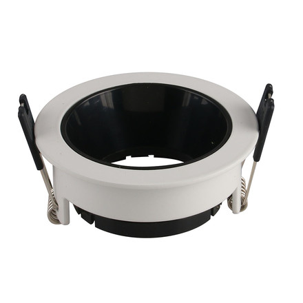 SKU 3153 GU10 Отливка Кръг Бяло+Черно VT-872 с марка V-TAC