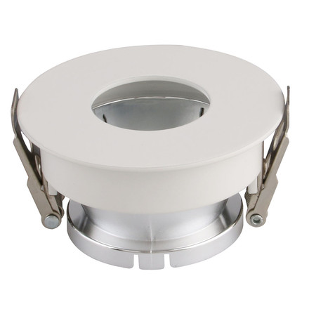 SKU 3160 GU10 Отливка Кръг Бяло+Хром VT-873 с марка V-TAC