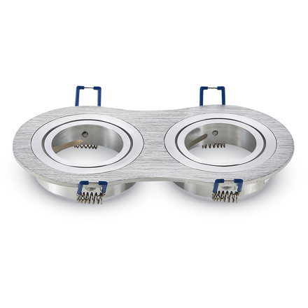 SKU 3602 2*GU10 Корпус Луна Кръг Алуминий с марка V-TAC