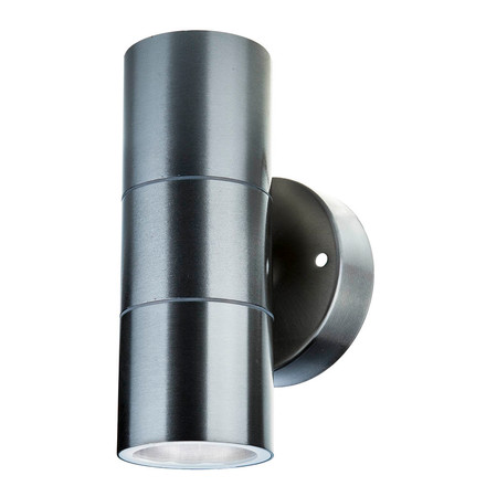 SKU 7500 Фасадно Тяло За Стена GU10 Сатен Никел Две Посоки IP44 с марка V-TAC