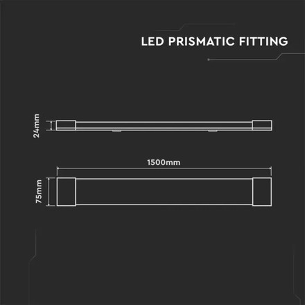 38W LED Plastic Grill Fitting SAMSUNG CHIP 150CM Fast Connect & Cable 155LM/WATT