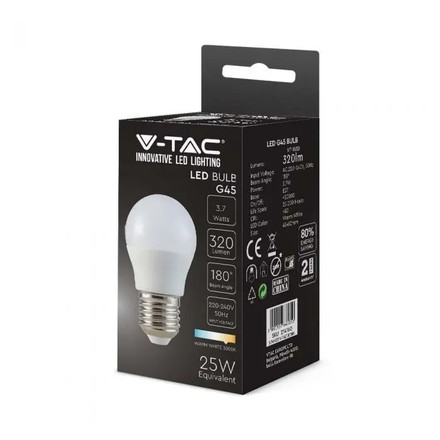 SKU 214162 LED Крушка - 4W E27 G45 4000K с марка V-TAC