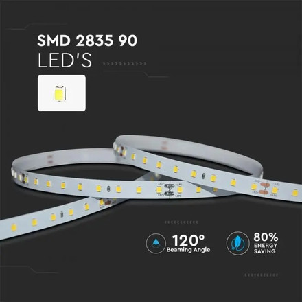 SKU 2697 LED Лента - 90 LEDS/M 24V IP20 4000K 120° 4W/M 200LM/W с марка V-TAC