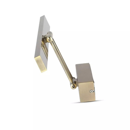 SKU 3983 8W LED Лампа За Картина Подвижна Златна ф455 3000К с марка V-TAC