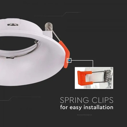 SKU 6632 GU10 Корпус Кръг Бял с марка V-TAC