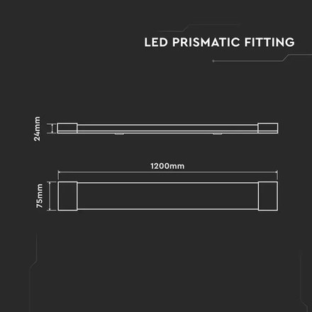 30W LED Plastic Grill Fitting SAMSUNG CHIP 120CM Fast Connect & Cable 155LM/WATT 6500K