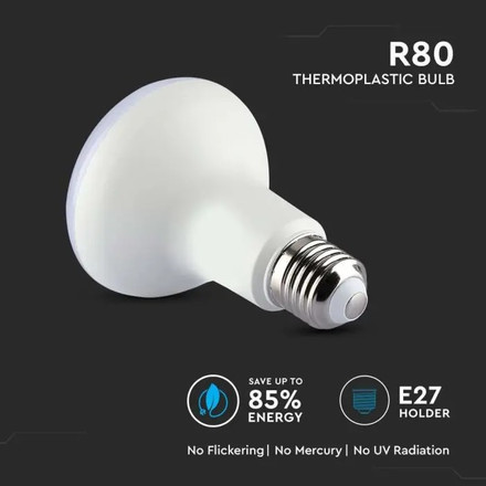 LED Bulb - SAMSUNG CHIP 11W E27 R80 Plastic 3000K