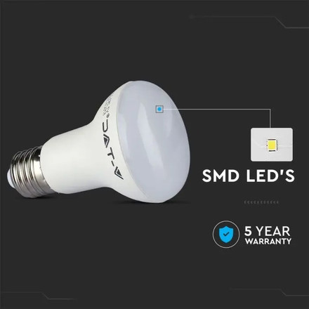 LED Крушка Е27 8W SAMSUNG ЧИП R63 3000K SKU 21141 V-TAC