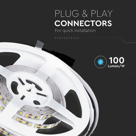 LED Strip SMD3528 - 120 LEDs 6400K IP20