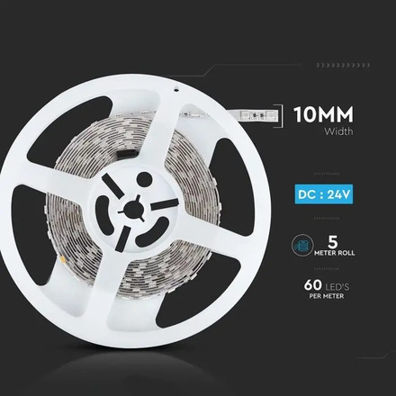 SKU 212431 LED Лента SMD5050 - 60/1 24V 3000K IP20 с марка V-TAC