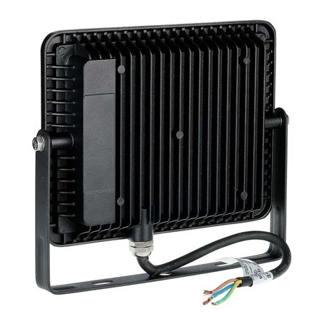 LED Прожектор 50W 4000К SAMSUNG ЧИП Черно Тяло SKU 21760 V-TAC