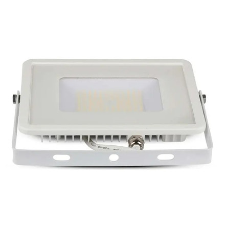 50W LED Floodlight SMD SAMSUNG CHIP G2 SLIM  White Body 4000K