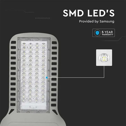 SKU 21960 LED Улична Лампа SAMSUNG ЧИП - 100W 4000K 135LM/W с марка V-TAC