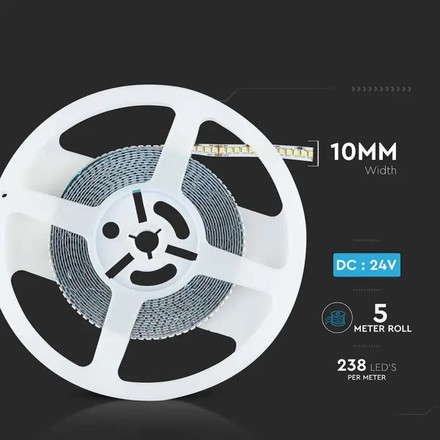 LED Strip SMD2835 - 238 LEDs 24V IP20 6500K  135LM/W