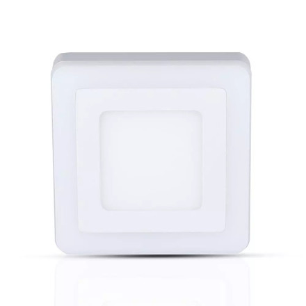 6W+2W LED Surface Panel Downlight - Square 3000K                EMC+CR80                  