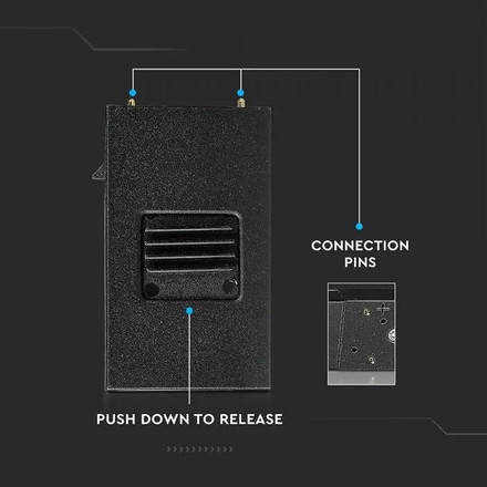SKU 7954 20W Магнитен Линеен Осветител 3000K Черен 24V с марка V-TAC