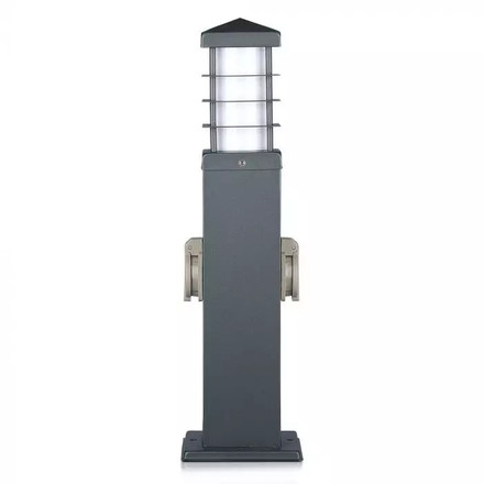 2 Way Gerden Socket With Lamp IP44