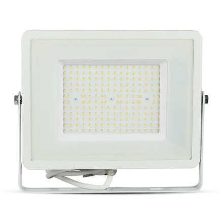 100W LED Floodlight SMD SAMSUNG CHIP G2 SLIM  White Body 4000K
