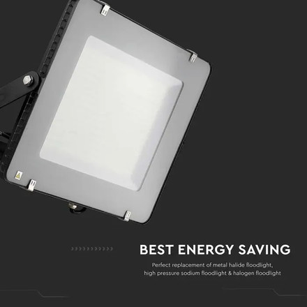 LED Прожектор 300W 6500К 120LM/W SAMSUNG ЧИП Черно Тяло SKU 21792 V-TAC