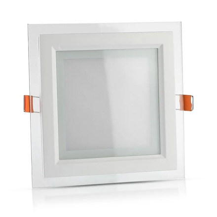 SKU 6278 12W LED Панел Стъклено Тяло - Квадратен Модул 4000K с марка V-TAC
