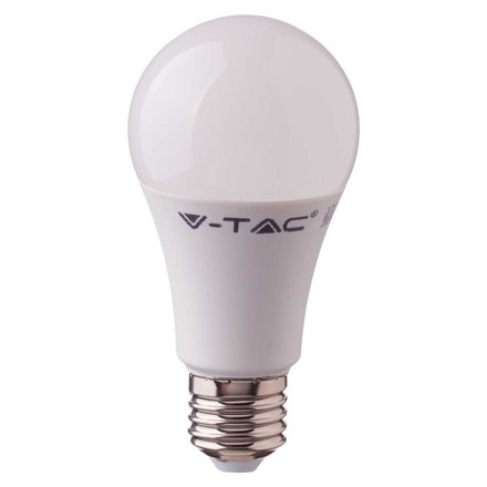 LED Крушка Е27 15W A60 Термо Пластик 6400K 2Бр Блистер SKU 7302 V-TAC