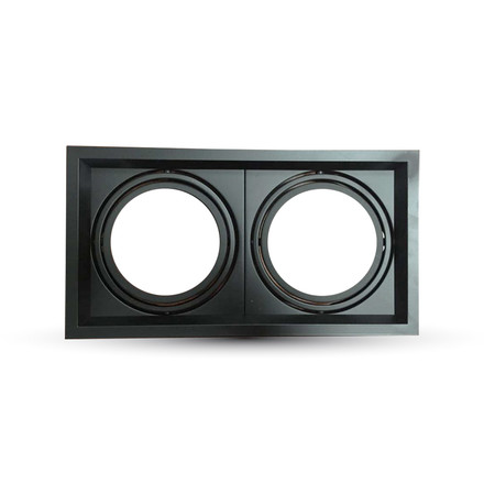 SKU 3582 2xAR111 Тяло За Вграждане Черно Тяло с марка V-TAC