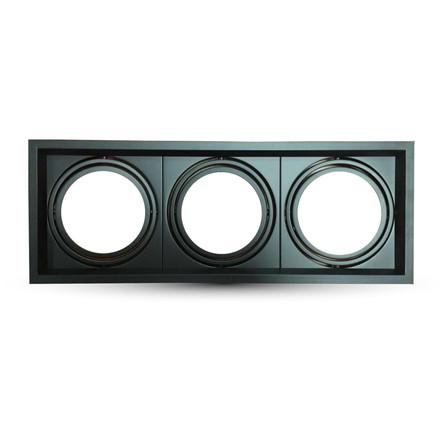 SKU 3583 3xAR111 Тяло За Вграждане Черно Тяло с марка V-TAC