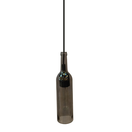 Bottle Pendant Light Grey 