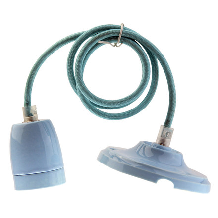 SKU 3806 Пендел Порцеланова Фасунга E27 Син с марка V-TAC