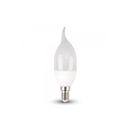 LED Bulb - 4W E14 Candle Flame 4500K                                                       