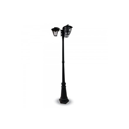 Pole Lamp 3XE27 1990mm IP44 Black 