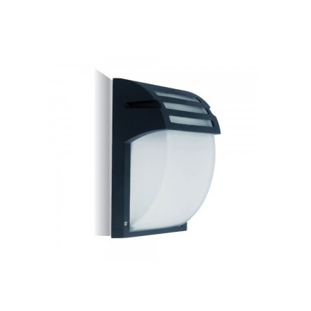 Wall Lamp Frost Glass Matt Black 