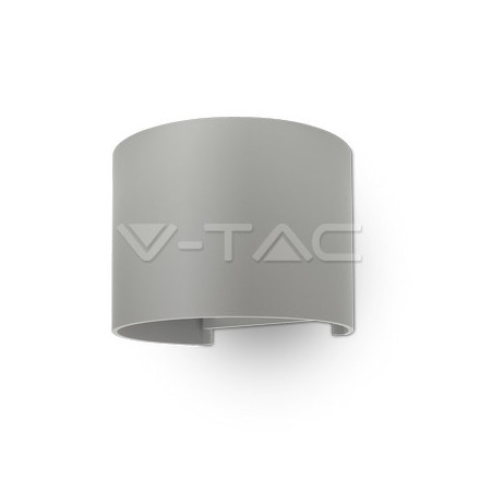 SKU 7092 6W Аплик Сиво Тяло Кръг IP65 4000K с марка V-TAC