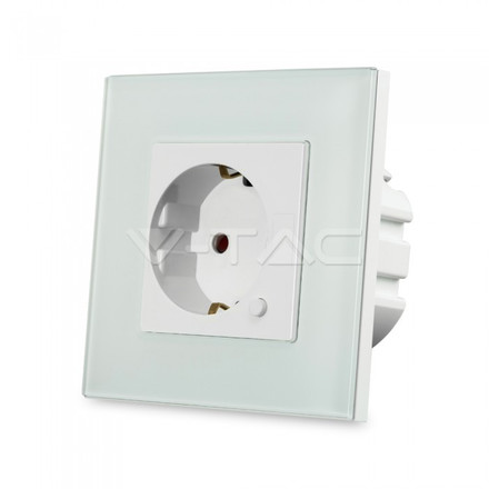 EU WIFI Wall Socket White