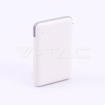 SKU 8864 Външна Батерия 5K Mah Дисплей Бяла с марка V-TAC