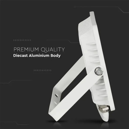 LED Прожектор 100W 4000К SAMSUNG ЧИП Бяло Тяло SKU 21416 V-TAC