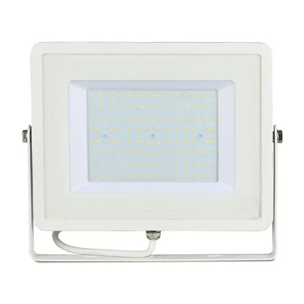 SKU 21417 100W LED Floodlight SMD SAMSUNG CHIP G2 White Body 6500K  V-TAC