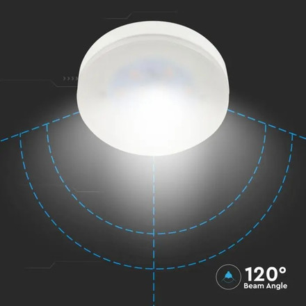 LED Bulb - SAMSUNG CHIP 6.4W GX53 Plastic 3000K