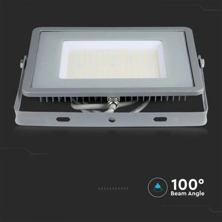 SKU 21770 100W LED Floodlight SMD SAMSUNG CHIP G2 SLIM  Grey Body 4000K V-TAC