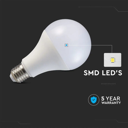 LED Крушка E27 20W 6400K A80 SAMSUNG ЧИП SKU 21239 V-TAC