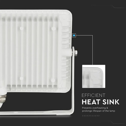 30W LED Floodlight SMD SAMSUNG CHIP G2 White Body 3000K