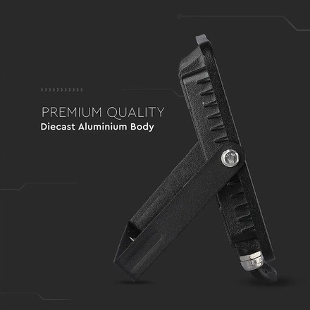 LED Прожектор 50W 4000К SAMSUNG ЧИП Черно Тяло SKU 21407 V-TAC