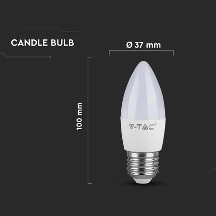 LED Крушка E27 6W 4000K Кендъл SKU 2143431 V-TAC