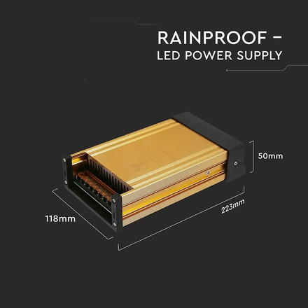 LED Power Supply Plastic - 400W 12V IP45