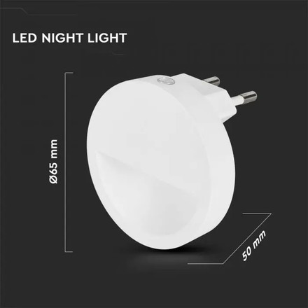 LED Night Light With  Round 3000K