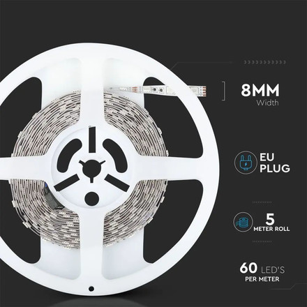 LED Лента RGB Комплект с дистанционно 12v IP20 SKU 212558 V-TAC