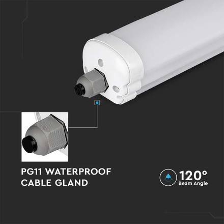 LED Waterproof Lamp G-SERIES 1500mm 48W 4000K  120LM/W