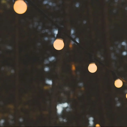 0.5W LED String Light 5M With 10 Bulbs EU 3000K SKU 217436 V-TAC