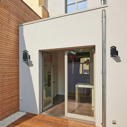 Аплик за стена 2xE27 IP44 Черна Квадрат SKU 93574 V-TAC